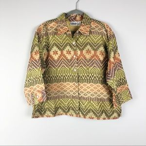 Chico’s Design Button Front Top